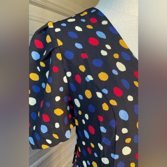 RIHOAS The polka dot button-up midi dress, Size L, NWT - Picture 5 of 5